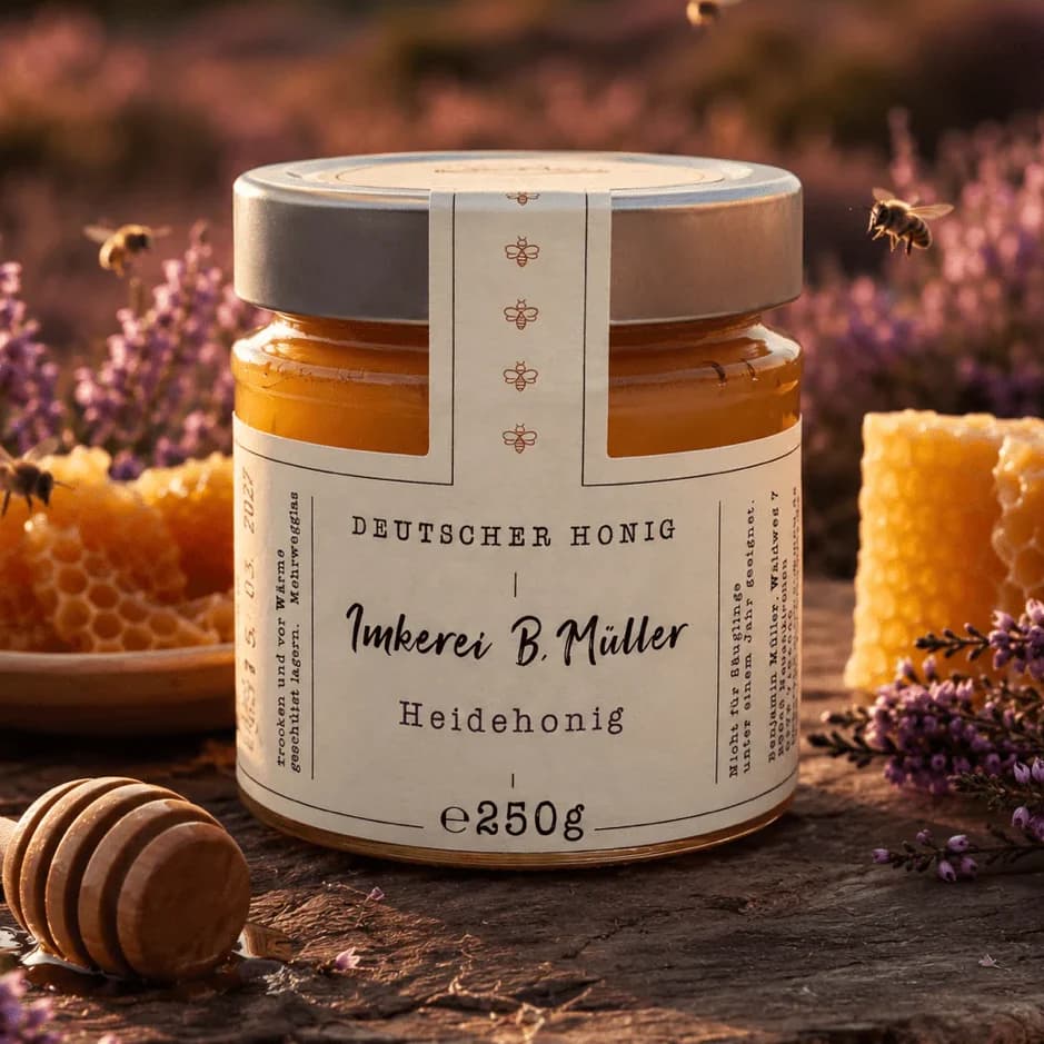 Imkerei B. Müller - Heidehonig 250g